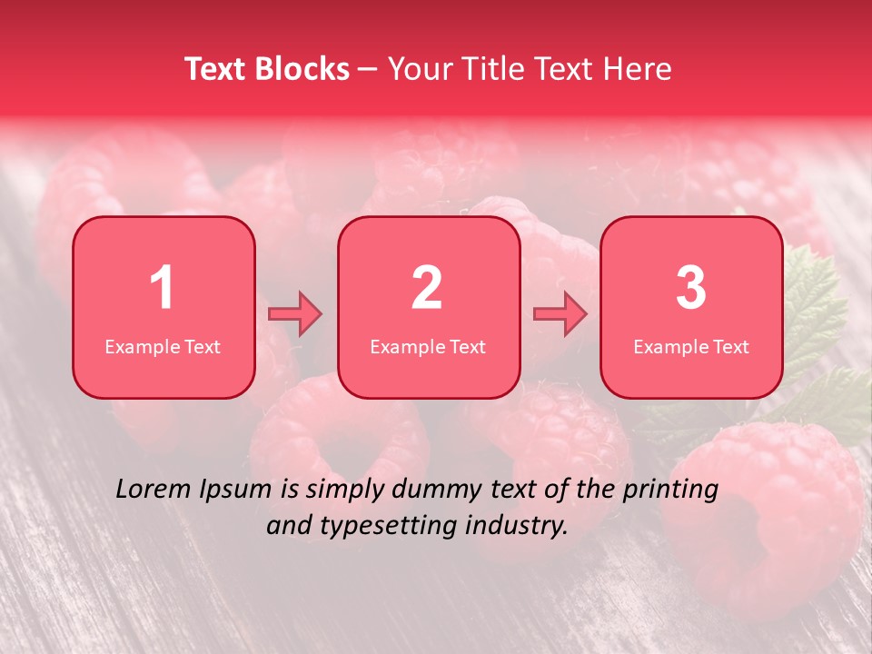 Sweet Wooden Isolated PowerPoint Template