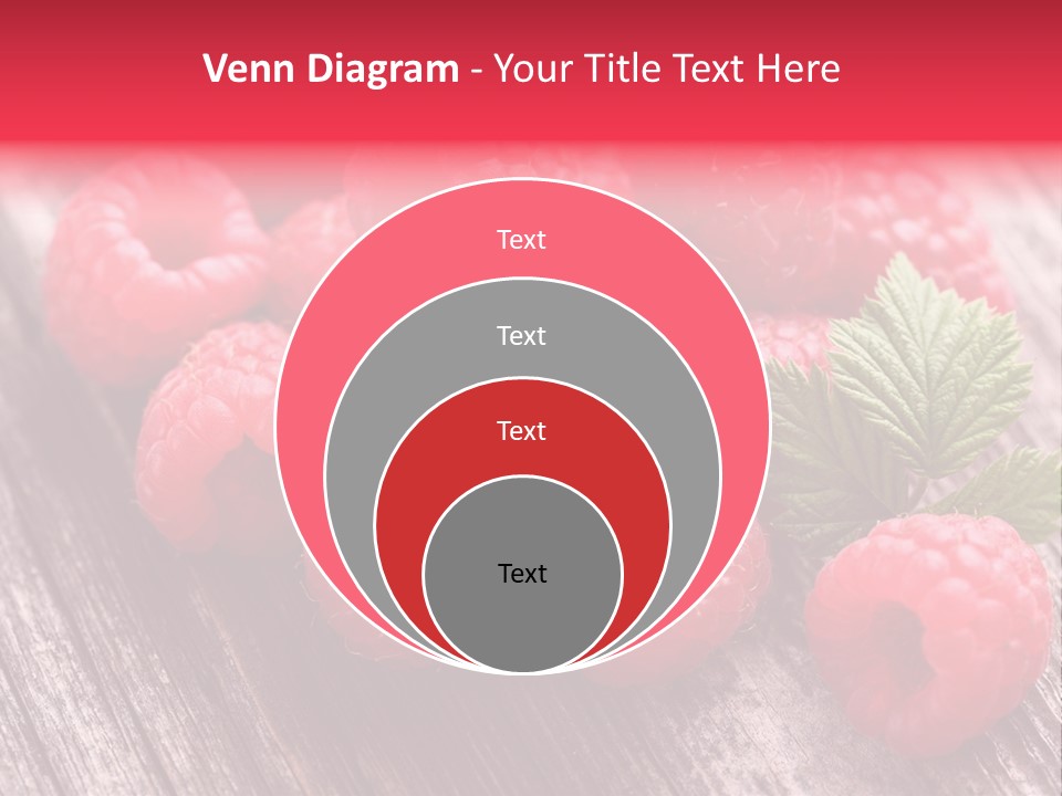 Sweet Wooden Isolated PowerPoint Template