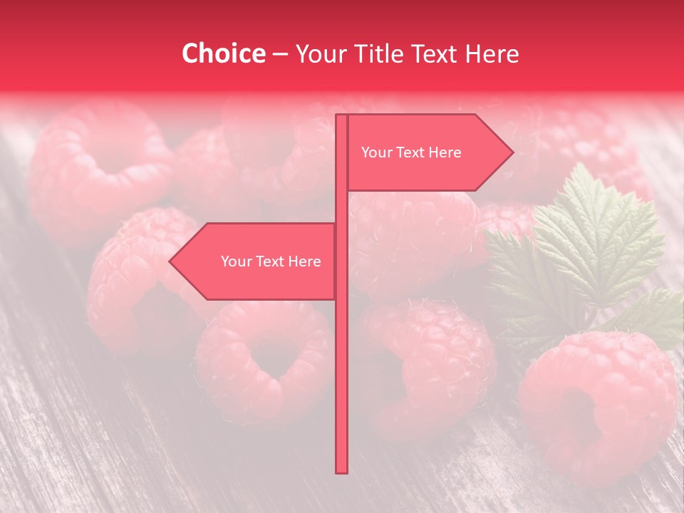 Sweet Wooden Isolated PowerPoint Template