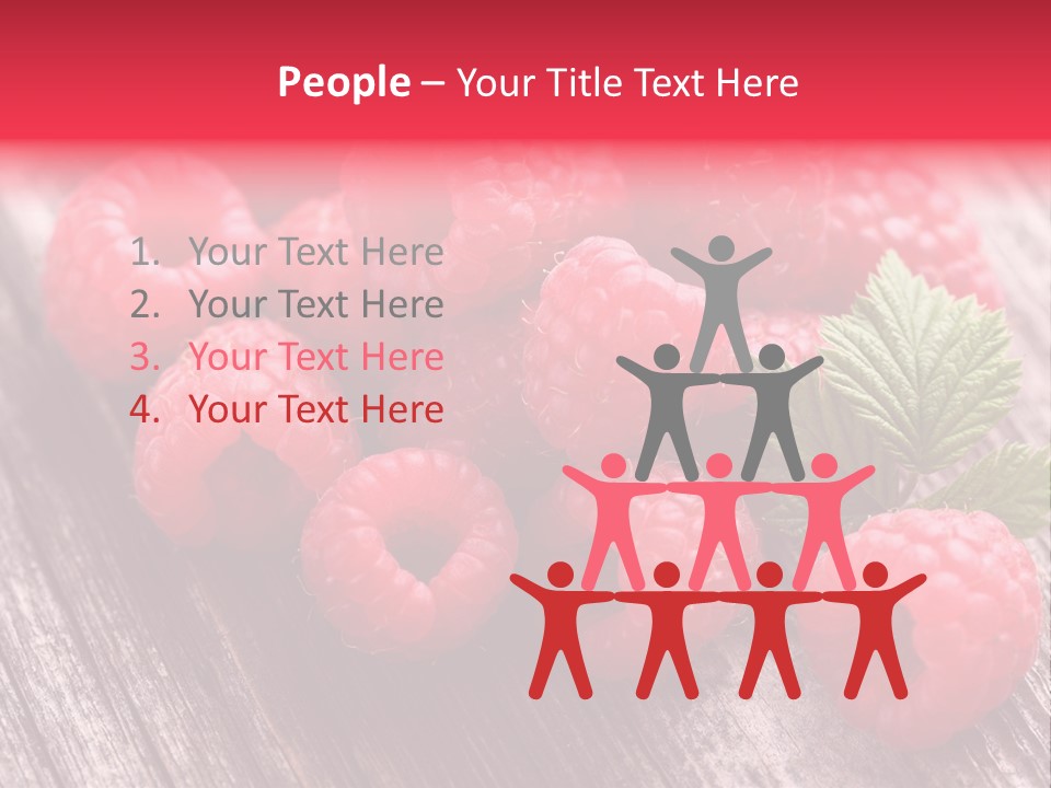 Sweet Wooden Isolated PowerPoint Template