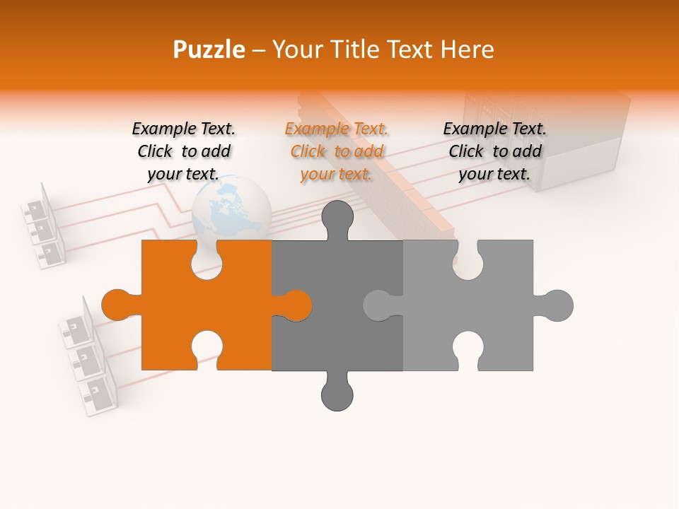 Using Computer Computer Network Computer Equipment PowerPoint Template