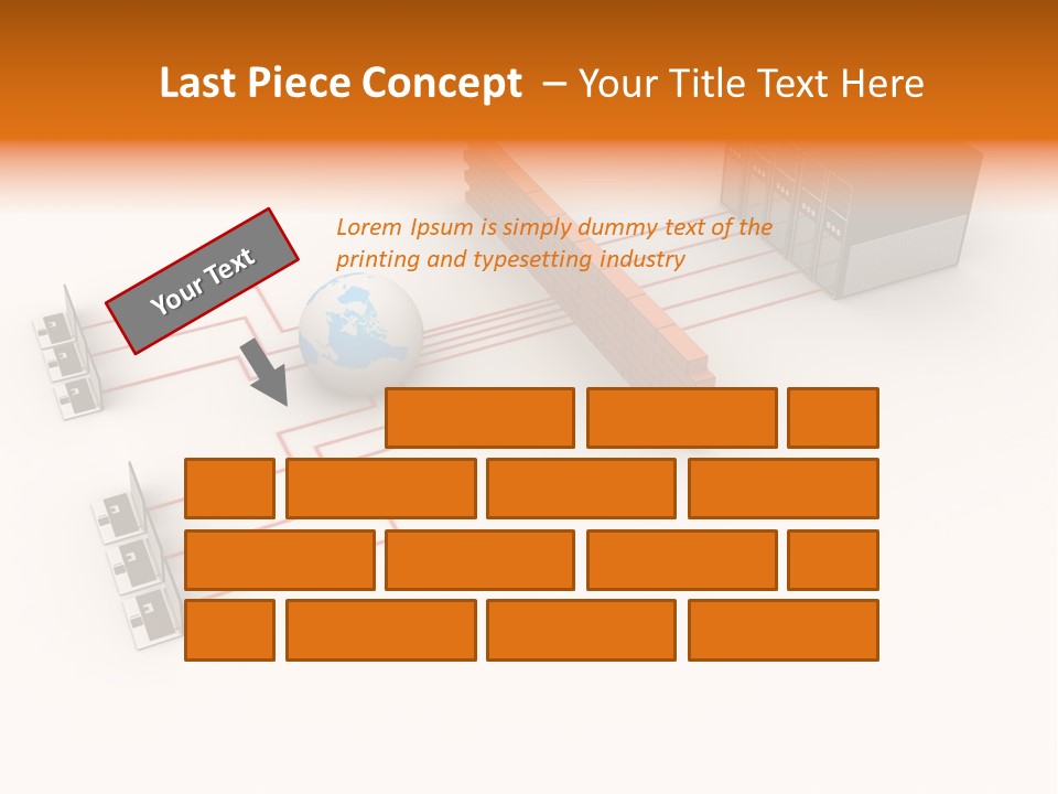 Using Computer Computer Network Computer Equipment PowerPoint Template
