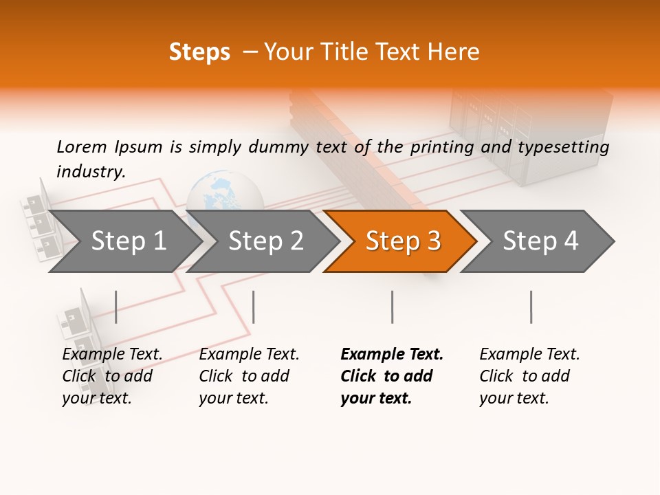 Using Computer Computer Network Computer Equipment PowerPoint Template