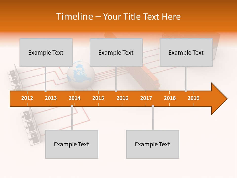 Using Computer Computer Network Computer Equipment PowerPoint Template