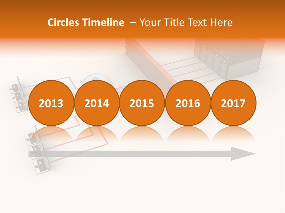 Using Computer Computer Network Computer Equipment PowerPoint Template
