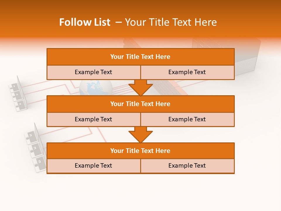Using Computer Computer Network Computer Equipment PowerPoint Template