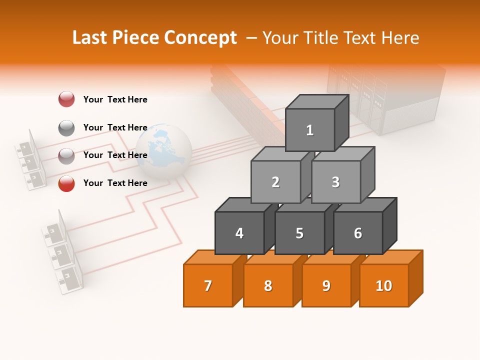 Using Computer Computer Network Computer Equipment PowerPoint Template
