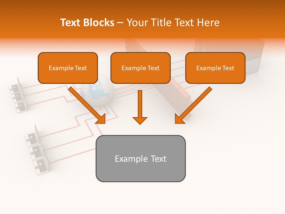 Using Computer Computer Network Computer Equipment PowerPoint Template