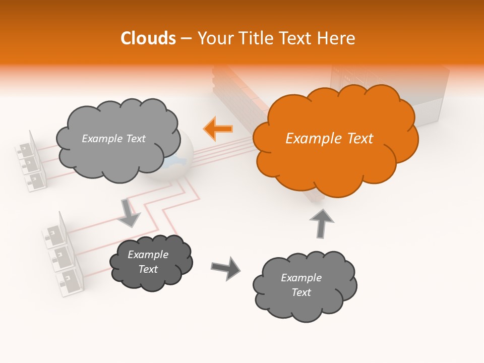 Using Computer Computer Network Computer Equipment PowerPoint Template