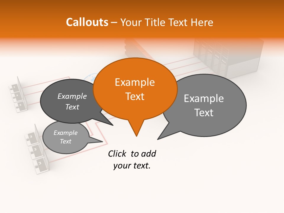 Using Computer Computer Network Computer Equipment PowerPoint Template