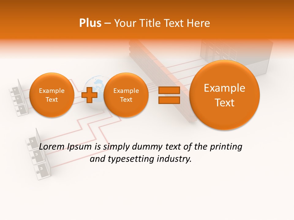 Using Computer Computer Network Computer Equipment PowerPoint Template