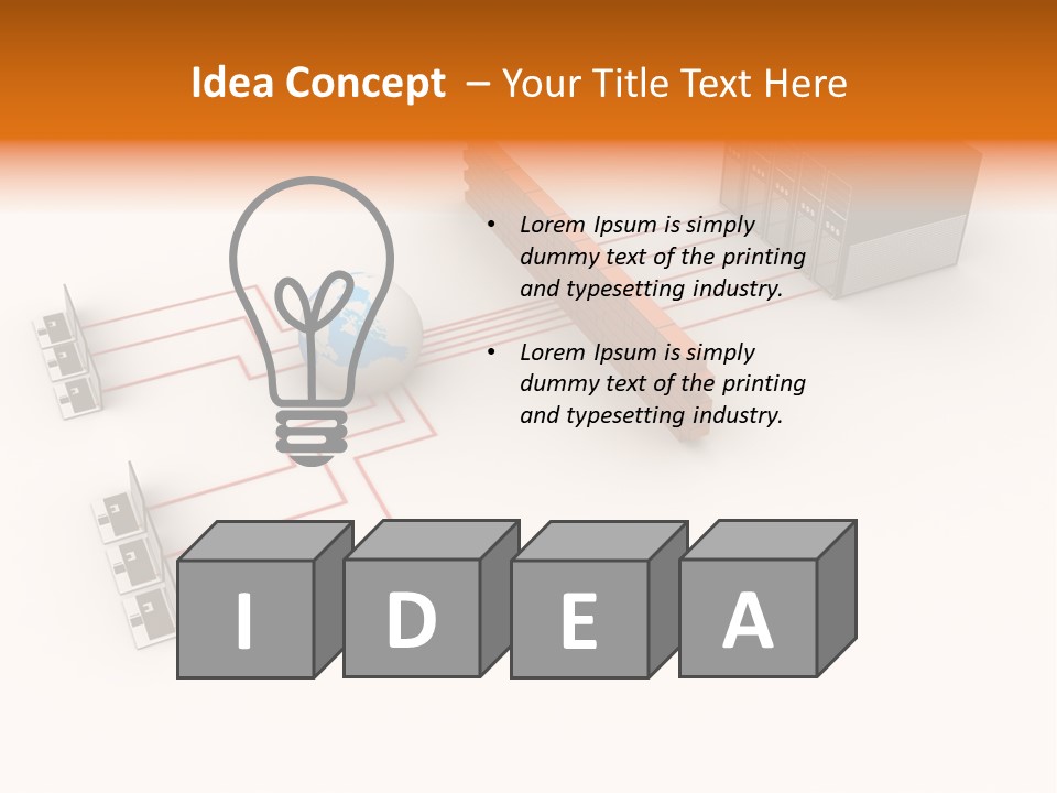 Using Computer Computer Network Computer Equipment PowerPoint Template