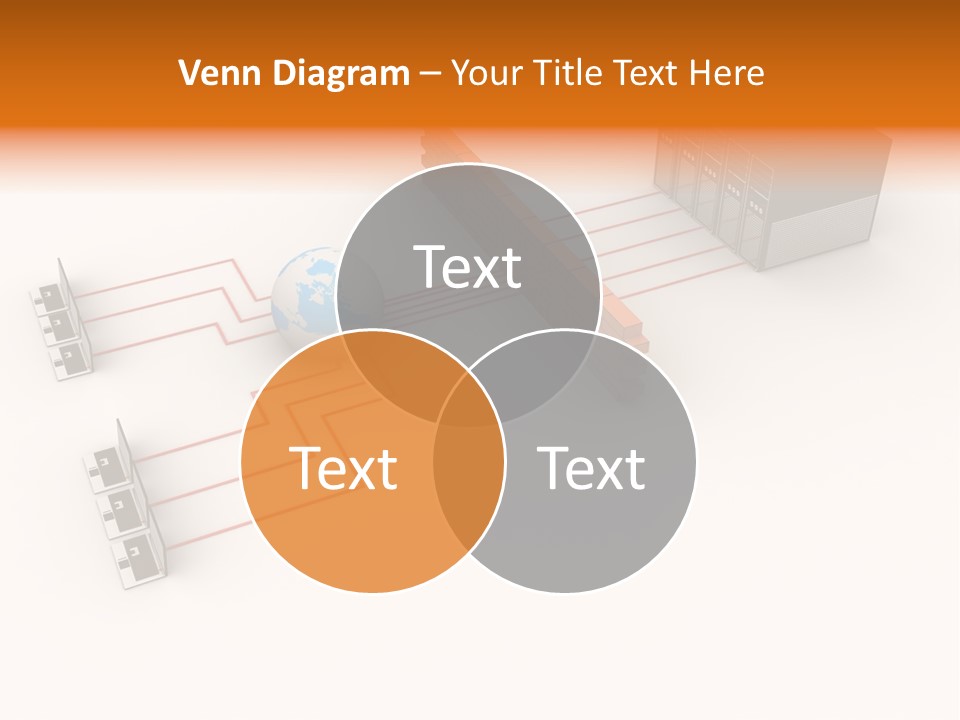 Using Computer Computer Network Computer Equipment PowerPoint Template