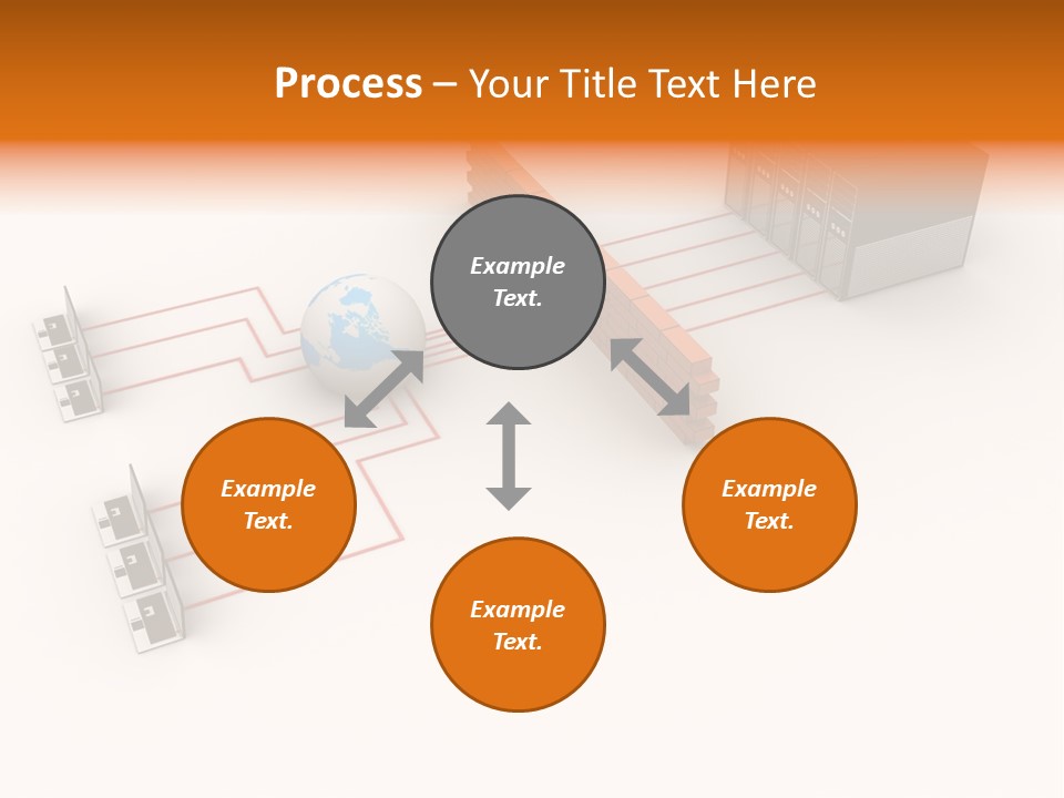 Using Computer Computer Network Computer Equipment PowerPoint Template