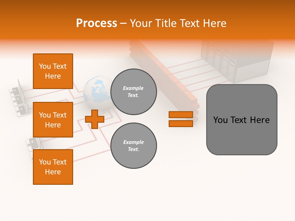 Using Computer Computer Network Computer Equipment PowerPoint Template