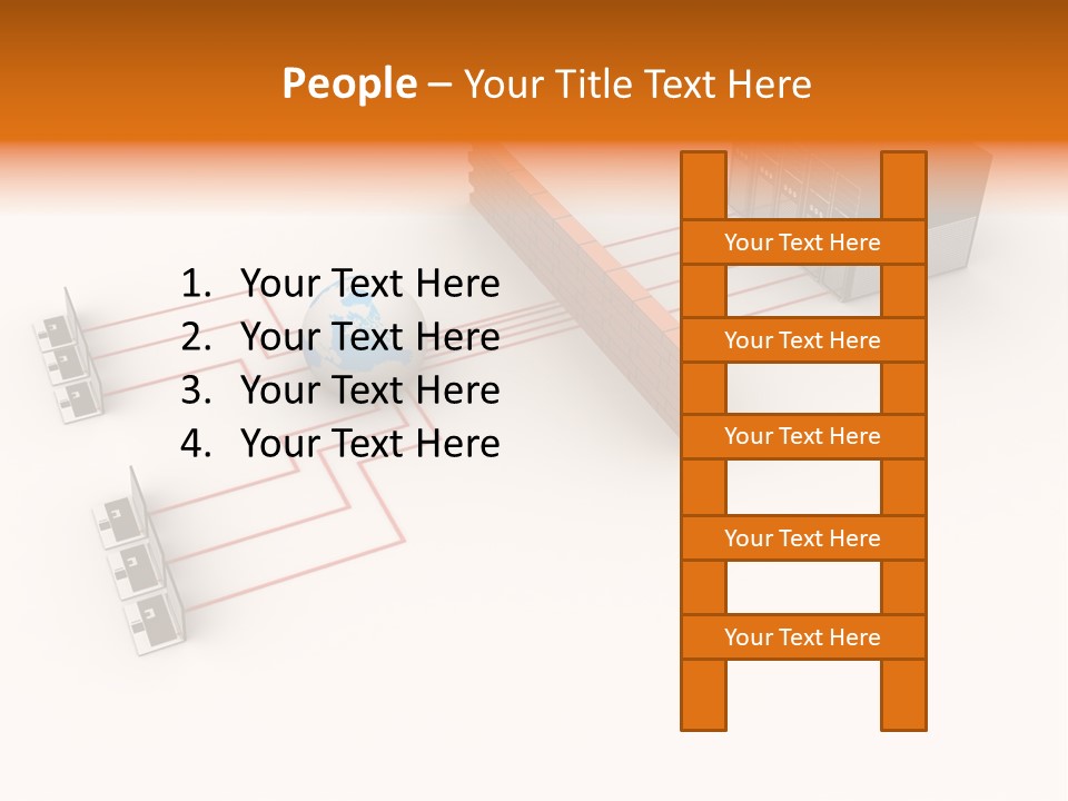 Using Computer Computer Network Computer Equipment PowerPoint Template