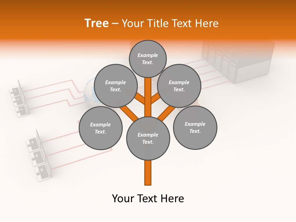 Using Computer Computer Network Computer Equipment PowerPoint Template