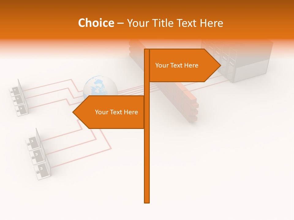 Using Computer Computer Network Computer Equipment PowerPoint Template
