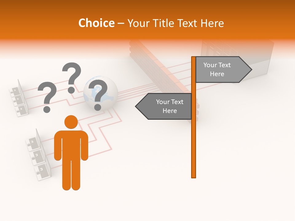 Using Computer Computer Network Computer Equipment PowerPoint Template