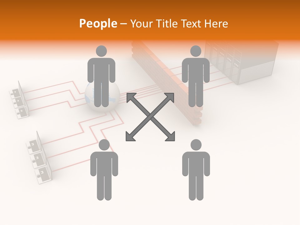 Using Computer Computer Network Computer Equipment PowerPoint Template