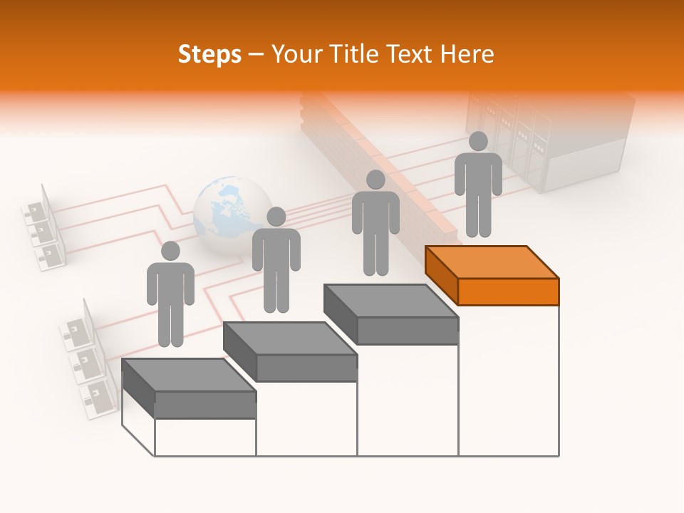 Using Computer Computer Network Computer Equipment PowerPoint Template