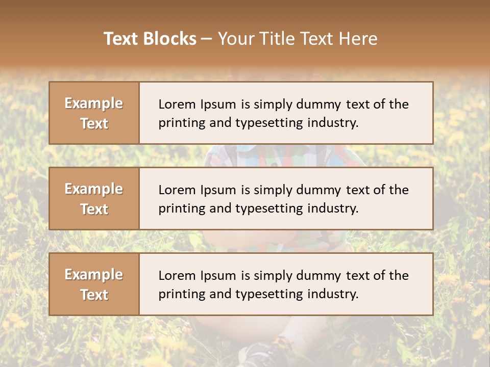 Healthy Fun Face PowerPoint Template