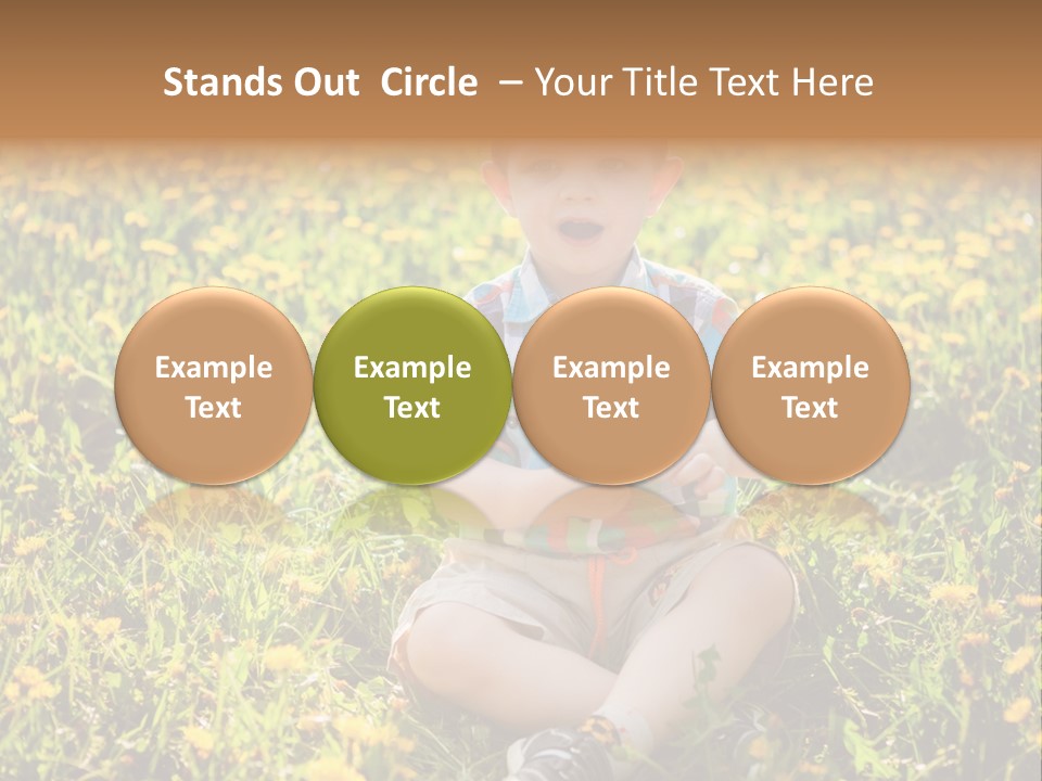 Healthy Fun Face PowerPoint Template