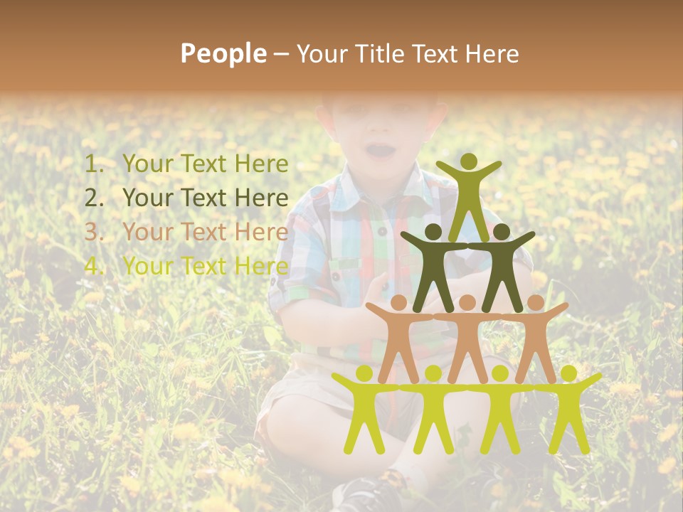 Healthy Fun Face PowerPoint Template