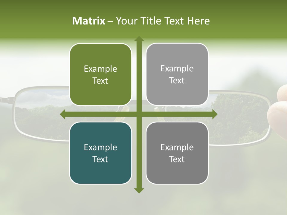 Sky Blur Shortsighted PowerPoint Template