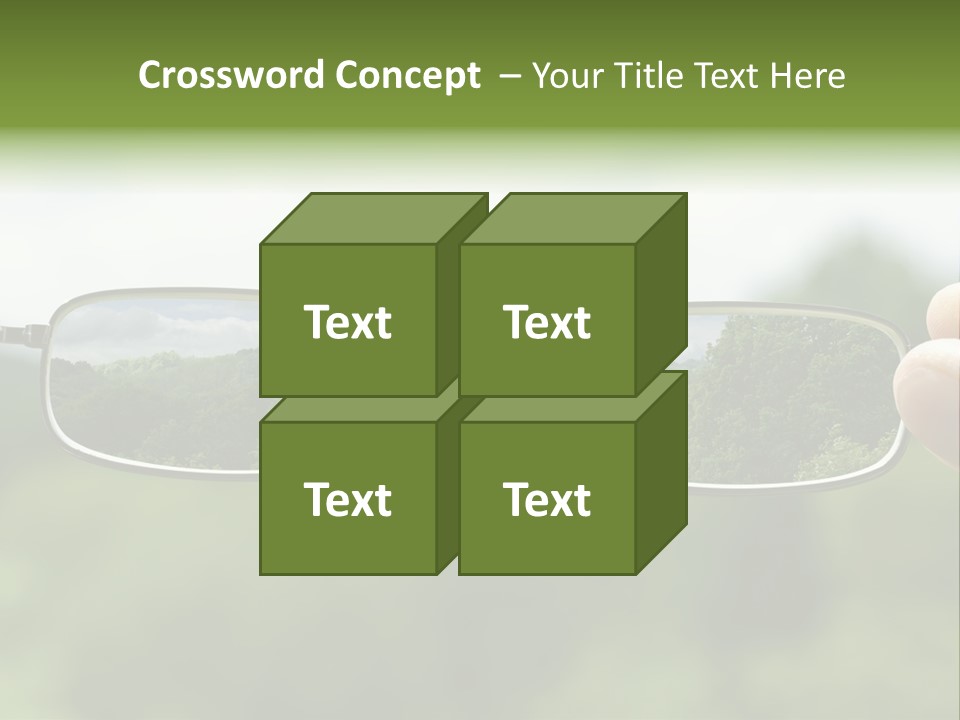 Sky Blur Shortsighted PowerPoint Template
