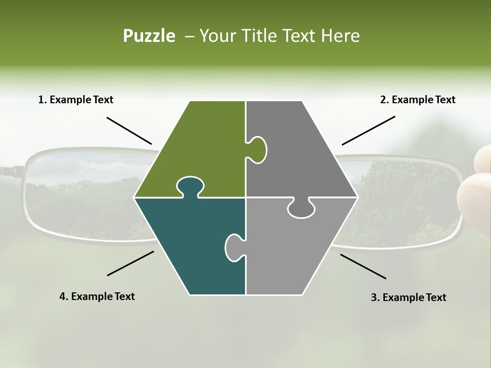 Sky Blur Shortsighted PowerPoint Template