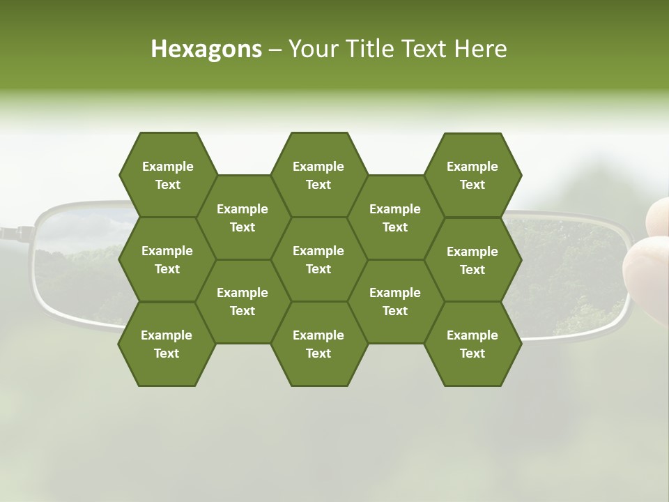 Sky Blur Shortsighted PowerPoint Template