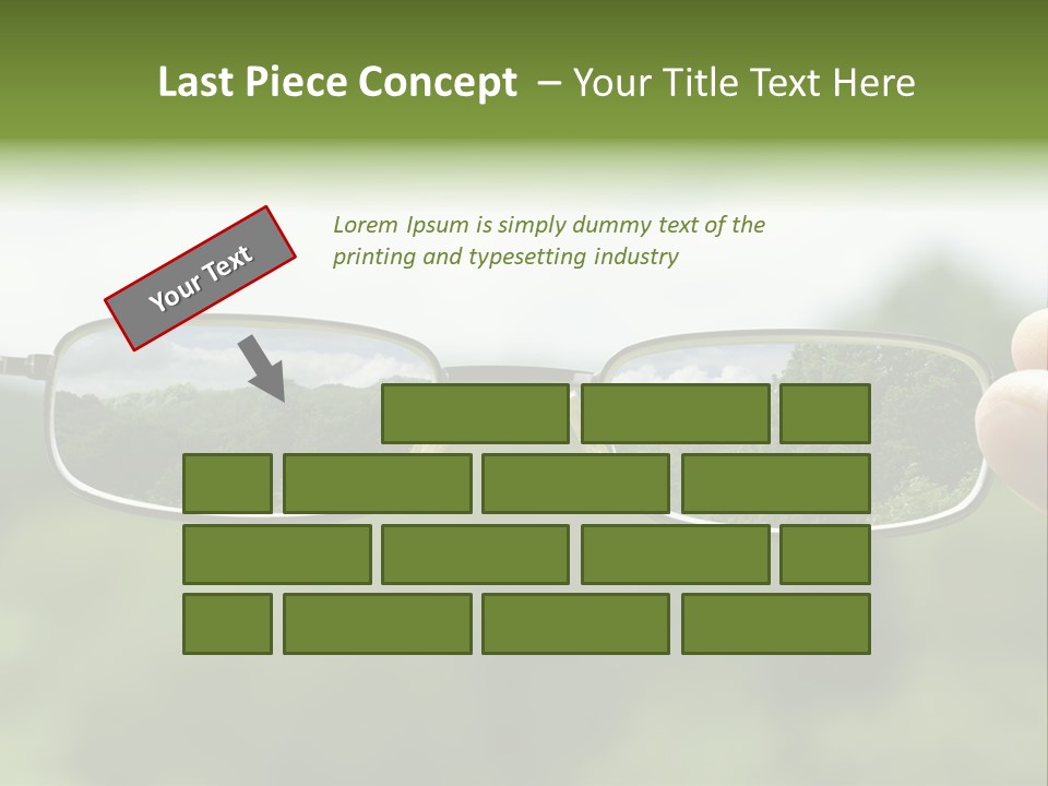 Sky Blur Shortsighted PowerPoint Template