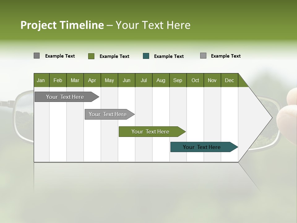 Sky Blur Shortsighted PowerPoint Template