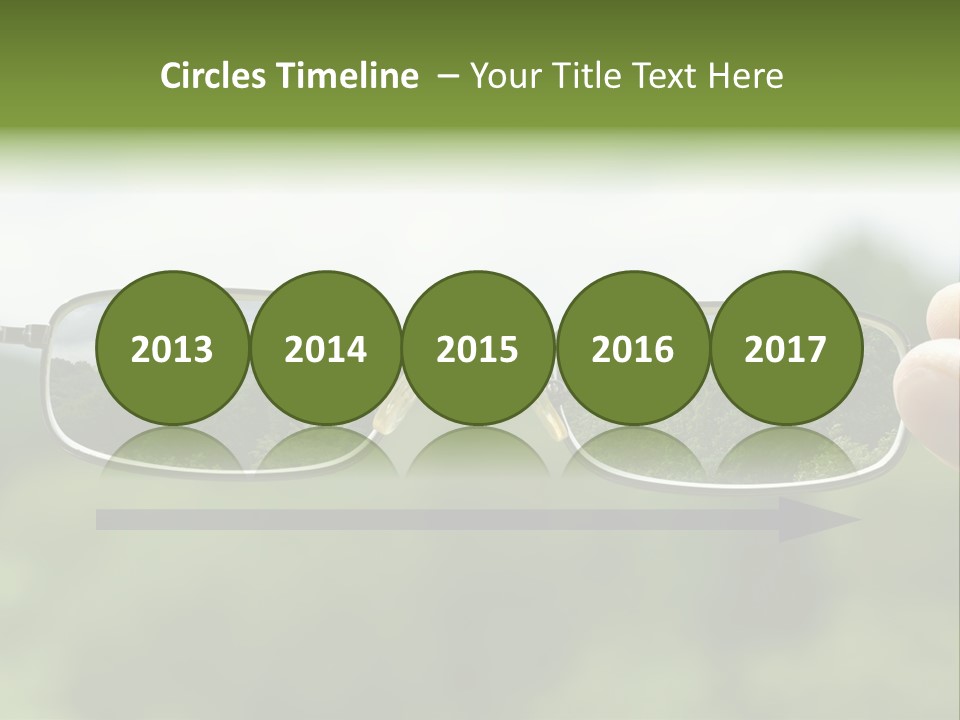 Sky Blur Shortsighted PowerPoint Template