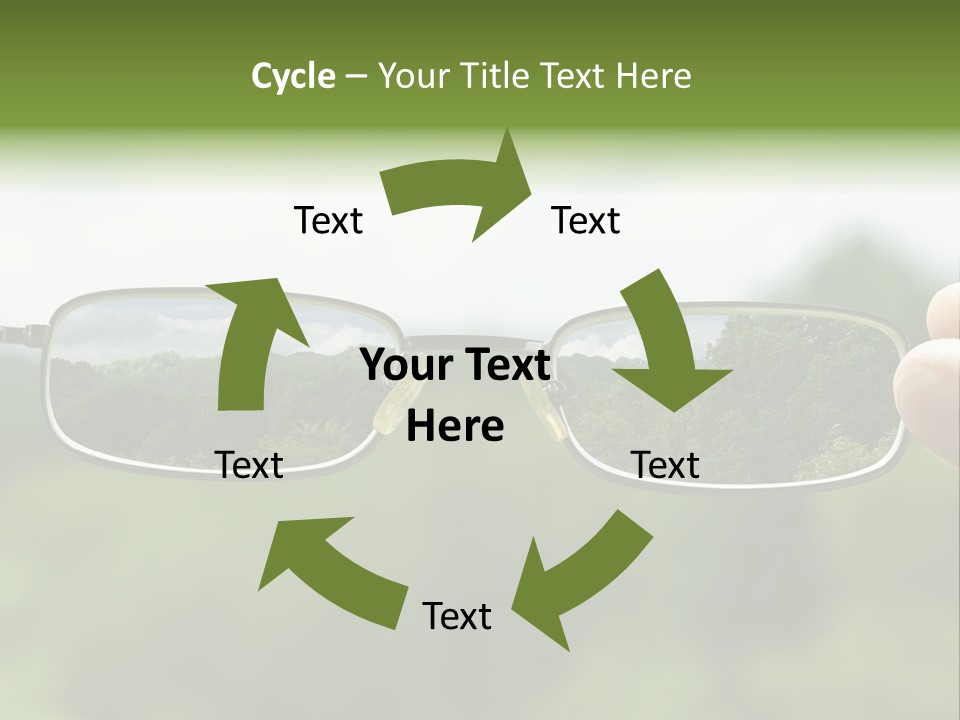 Sky Blur Shortsighted PowerPoint Template