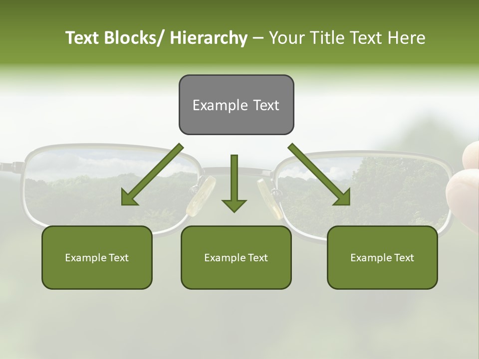 Sky Blur Shortsighted PowerPoint Template