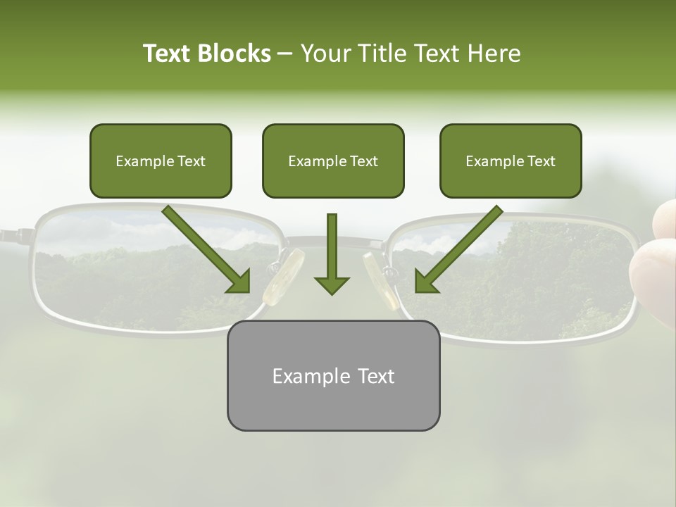 Sky Blur Shortsighted PowerPoint Template