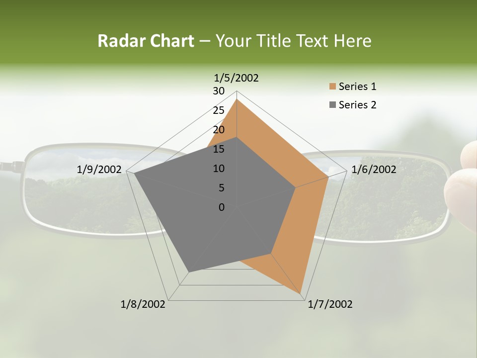 Sky Blur Shortsighted PowerPoint Template