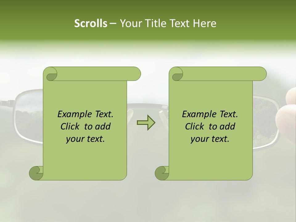 Sky Blur Shortsighted PowerPoint Template