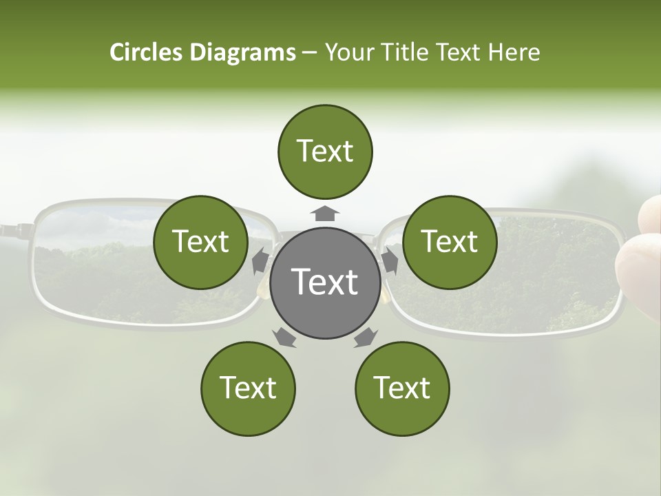 Sky Blur Shortsighted PowerPoint Template