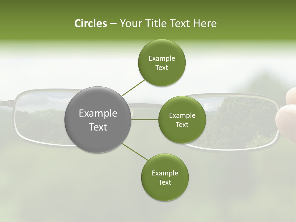 Sky Blur Shortsighted PowerPoint Template