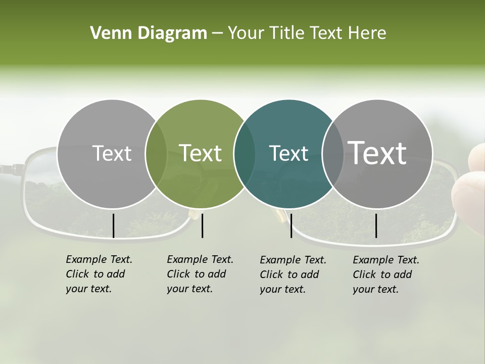 Sky Blur Shortsighted PowerPoint Template
