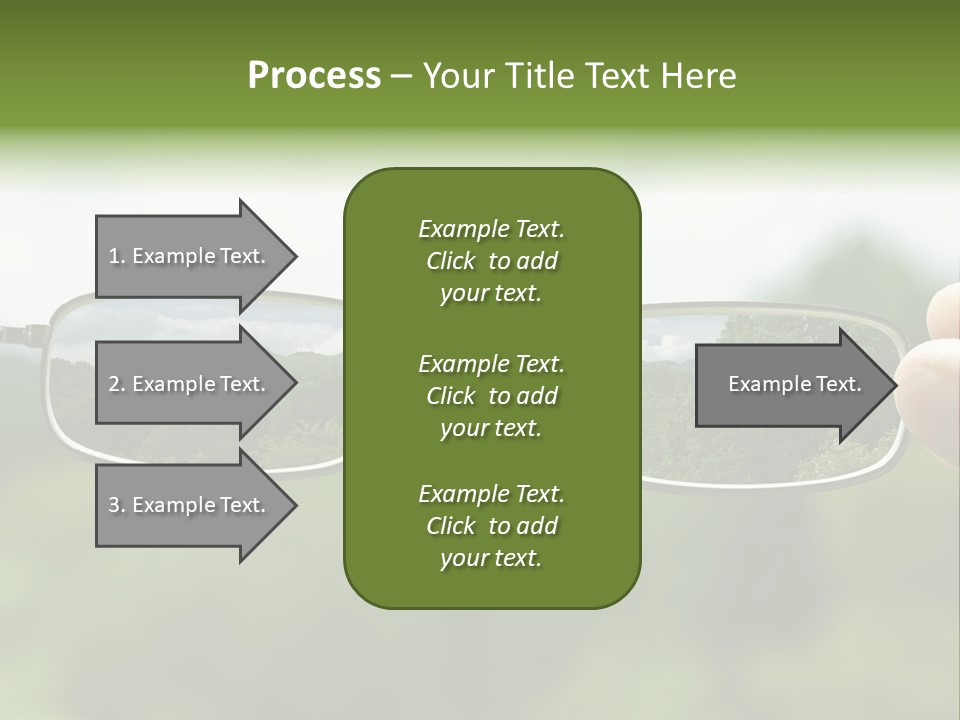 Sky Blur Shortsighted PowerPoint Template