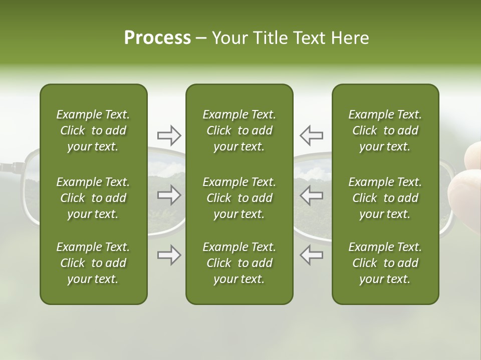 Sky Blur Shortsighted PowerPoint Template
