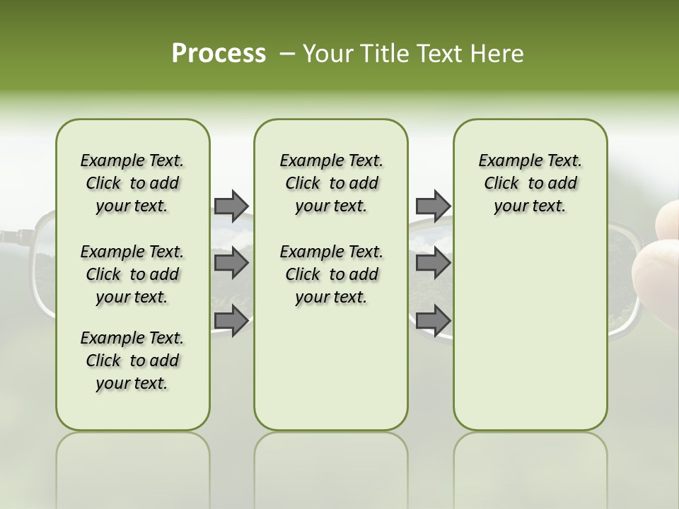 Sky Blur Shortsighted PowerPoint Template