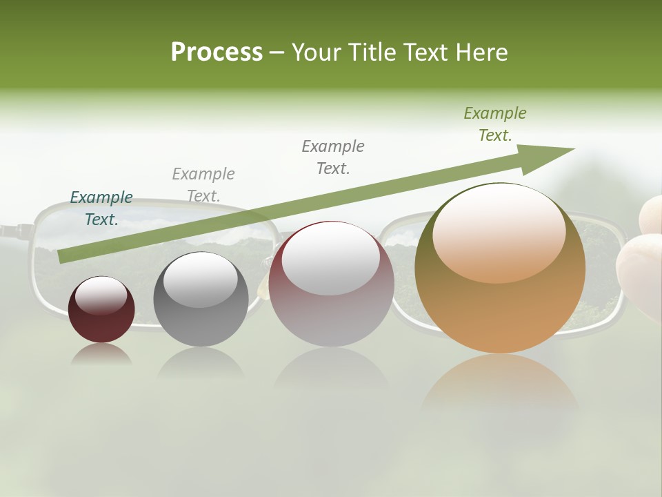 Sky Blur Shortsighted PowerPoint Template