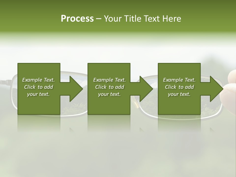 Sky Blur Shortsighted PowerPoint Template