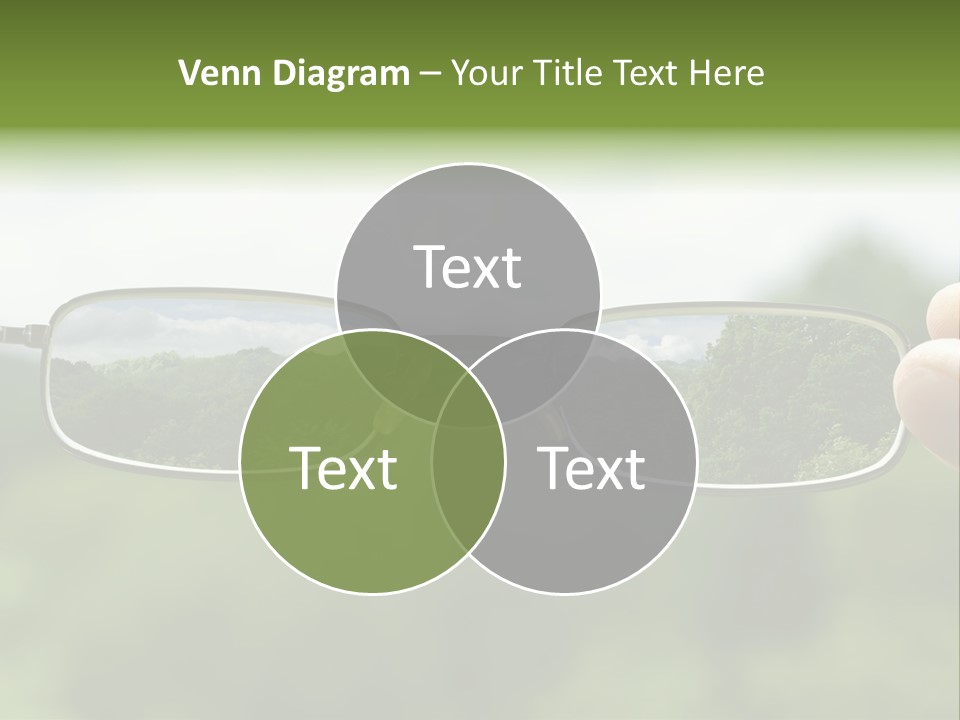 Sky Blur Shortsighted PowerPoint Template