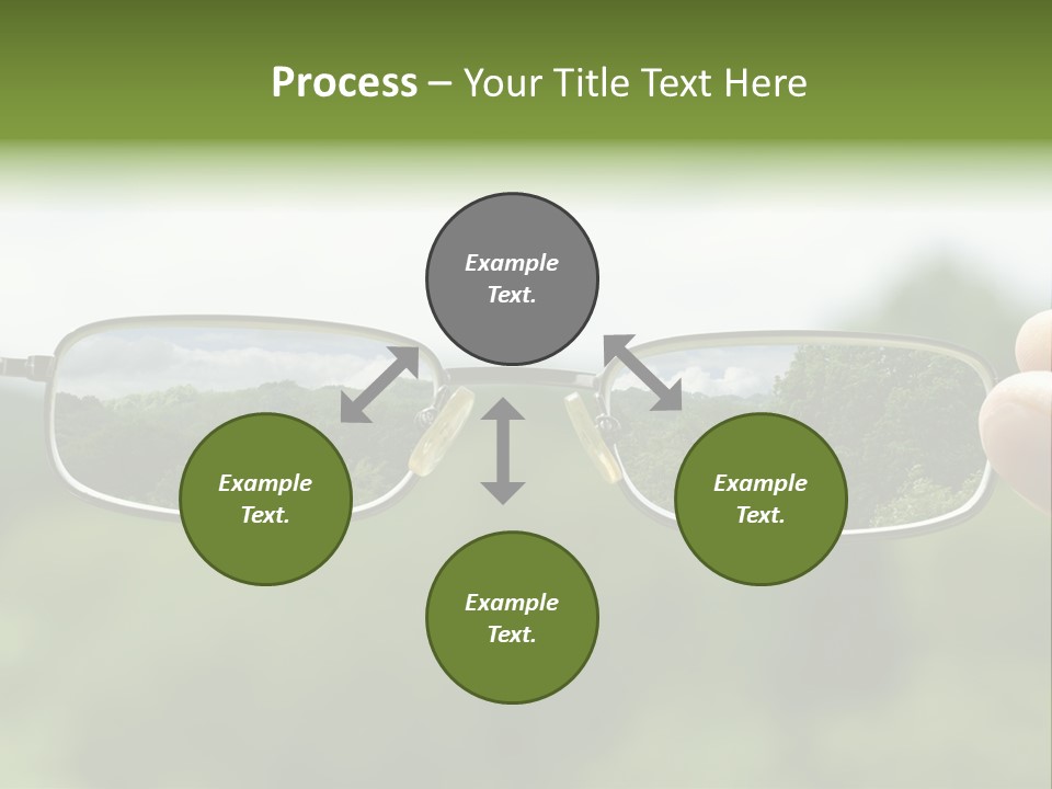 Sky Blur Shortsighted PowerPoint Template